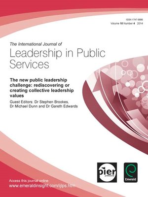 cover image of The International Journal of Leadership in Public Services, Volume 10, Issue 4